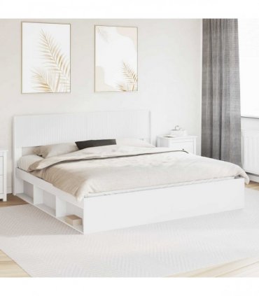 vidaXL Headboard White PB