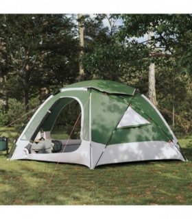 vidaXL Dome Tent with Removable Rainfly Green 8-Person