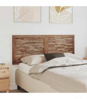 vidaXL Bed Headboard Natural Solid Teak Wood