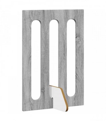 vidaXL Folding Pet Fence 2 pcs Grey Sonoma 100.5 x 38 x 70 cm