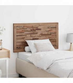 vidaXL Bed Headboard Natural Solid Teak Wood