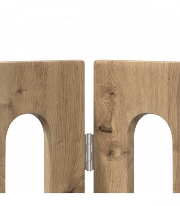vidaXL Folding Pet Fence 2 pcs Artisan Oak 100.5 x 38 x 70 cm