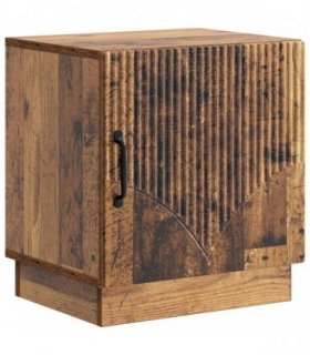vidaXL Bedside Table Old Wood 43 x 34.5 x 47 cm Engineered Wood