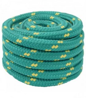 vidaXL Boat Rope 50 m 3 Green PP