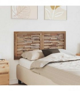 vidaXL Bed Headboard Natural Solid Teak Wood