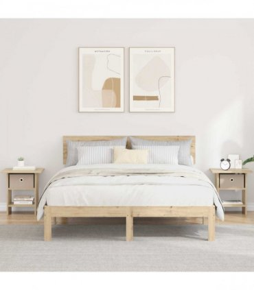vidaXL Bedside Table 2 pcs Sonoma Oak 41 x 40 x 45 cm Engineered Wood
