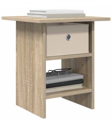 vidaXL Bedside Table 2 pcs Sonoma Oak 41 x 40 x 45 cm Engineered Wood
