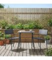 vidaXL Garden Chairs 2 pcs Anthracite 51 x 55 x 81 cm Steel