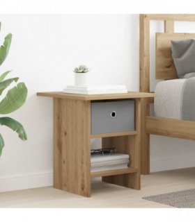 vidaXL Bedside Table Artisan Oak 41 x 40 x 45 cm Engineered Wood