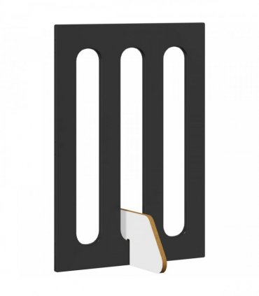 vidaXL Folding Pet Fence 2 pcs Black Oak 100.5 x 38 x 70 cm