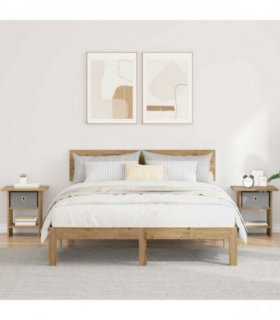 vidaXL Bedside Table 2 pcs Artisan Oak 41 x 40 x 45 cm Engineered Wood