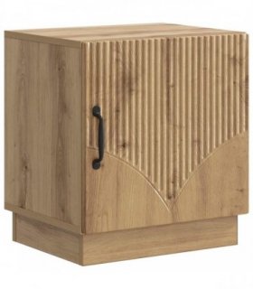 vidaXL Bedside Table Artisian Oak 43 x 34.5 x 47 cm Engineered Wood