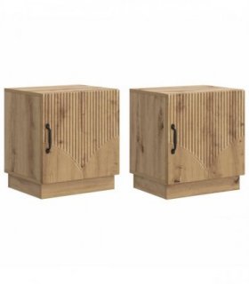 vidaXL Bedside Table 2 pcs Artisian Oak 43 x 34.5 x 47 cm