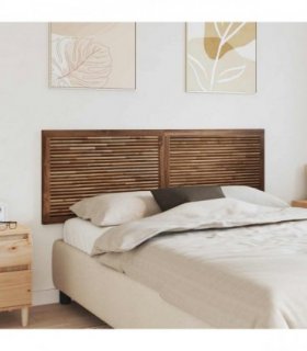 vidaXL Bed Headboard Natural Solid Teak Wood