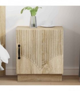 vidaXL Bedside Table Sonoma Oak 43 x 34.5 x 47 cm Engineered Wood
