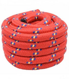 vidaXL Boat Rope 5 m 3 Red PP