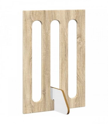 vidaXL Folding Pet Fence 4 pcs Sonoma Oak 201 x 38 x 70 cm