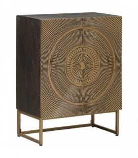 vidaXL Sideboard Brass 53.5 x 30 x 70 cm
