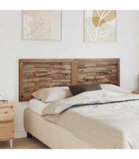 vidaXL Bed Headboard Natural Solid Teak Wood