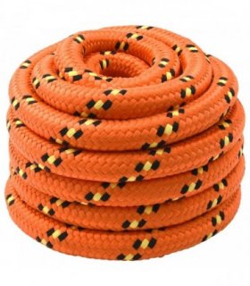 vidaXL Boat Rope 25 m 3 Orange PP