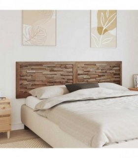 vidaXL Bed Headboard Natural Solid Teak Wood