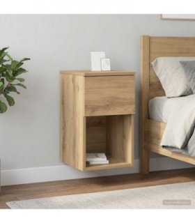 vidaXL Bed Cabinet Artisan Oak 29 x 31.5 x 49 cm Engineered Wood
