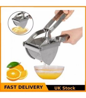 Heavy Duty Steel Potato Ricer Puree Masher Juicer Vegetable Fruit Press Maker UK