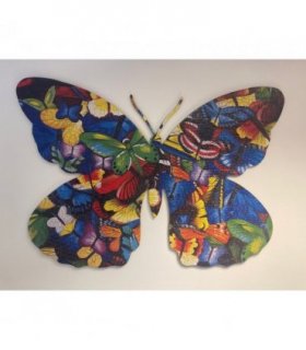 Butterfly Shape Jigsaw Puzzle