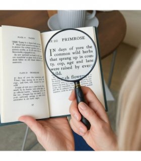 Glass Handheld x5 & x10 Magnifier