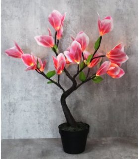 Pink Lily Tree Lamp