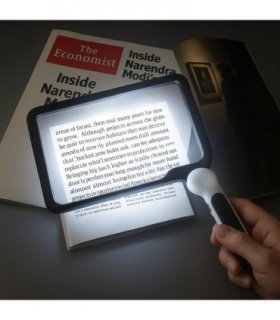 Handheld Magnifier with 48 LEDs