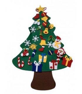 Felt Tree with Removable Ornaments