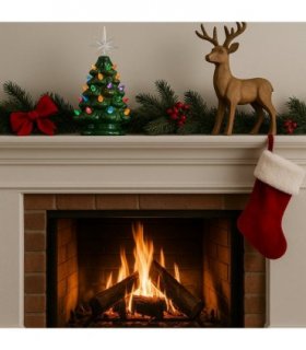 Lighted Ceramic Christmas Tree