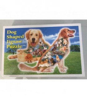 Dog Shape Jigsaw Puzzle