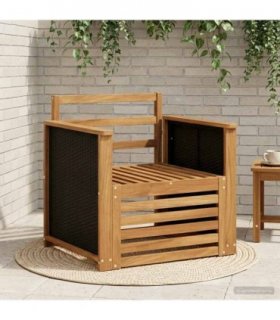 vidaXL Outdoor Middle Sofa Natural
