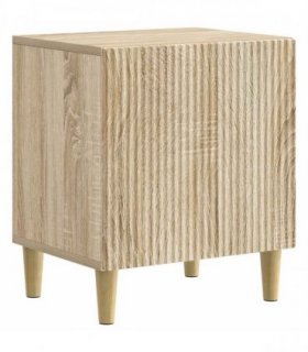vidaXL Bedside Cabinet Sonoma Oak 43 x 34.5 x 50 cm Engineered Wood