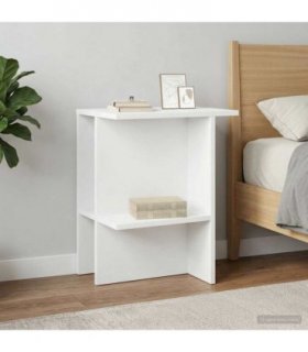 vidaXL Coffee Table White 40 x 30 x 49 cm Engineered Wood