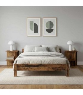 vidaXL Coffee Table 2 pcs Old Wood 40 x 30 x 49 cm Engineered Wood