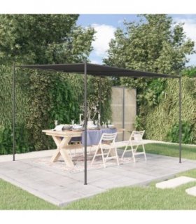 vidaXL Gazebo Anthracite 3x3 m 180 g/m² Fabric and Steel
