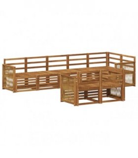 vidaXL Sofa Sets Solid Acacia Wood