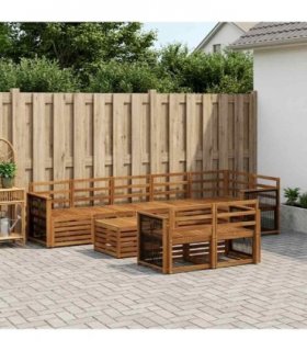 vidaXL Sofa Sets Solid Acacia Wood