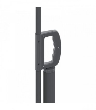 vidaXL Retractable Side Awning 140 x 300 cm 100% polyester iron steel