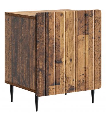 vidaXL Bedside Cabinet 2 pcs Old Wood 43 x 34.5 x 52 cm