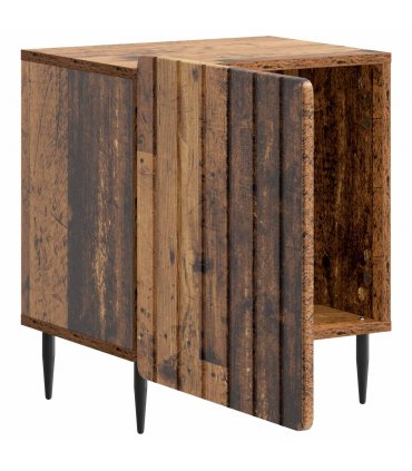 vidaXL Bedside Cabinet 2 pcs Old Wood 43 x 34.5 x 52 cm