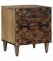vidaXL Bedside Cabinet Brown 40 x 33.5 x 46 cm Solid Mango Wood