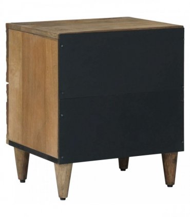 vidaXL Bedside Cabinet Brown 40 x 33.5 x 46 cm Solid Mango Wood