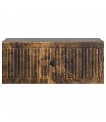 vidaXL Bedside Cabinet with Drawer 2 pcs Smoked Oak 49 x 34.5 x 20 cm