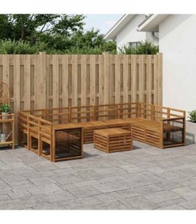 vidaXL Sofa Sets Solid Acacia Wood