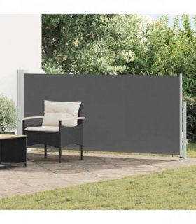 vidaXL Retractable Side Awning 117 x 500 cm Polyester Rectangular