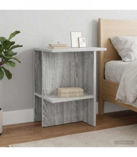 vidaXL Coffee Table Grey Sonoma 40 x 30 x 49 cm Engineered Wood